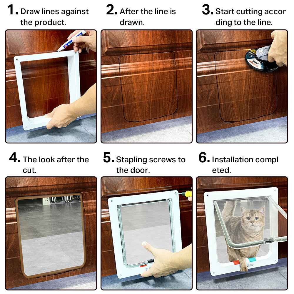 Secure Pet Door with Lock: Enhance Your Pet's Freedom and Safety