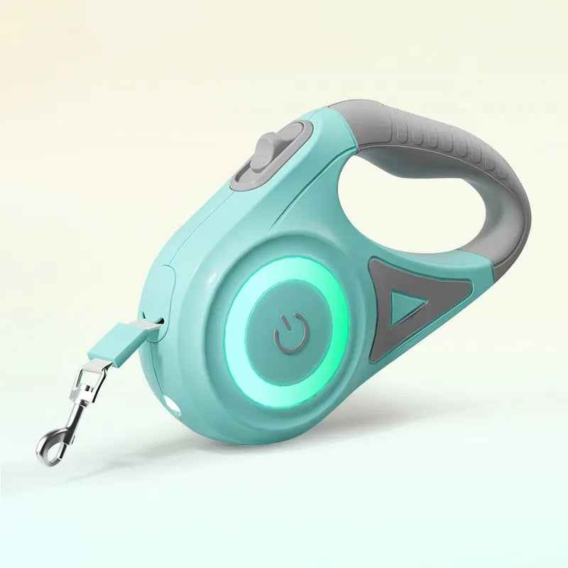 5M Retractable Dog Leash with LED Light