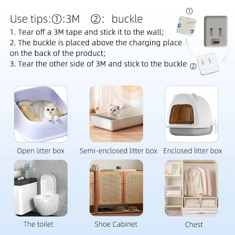 USB Rechargeable Pet Deodoriser with Ozone Generation