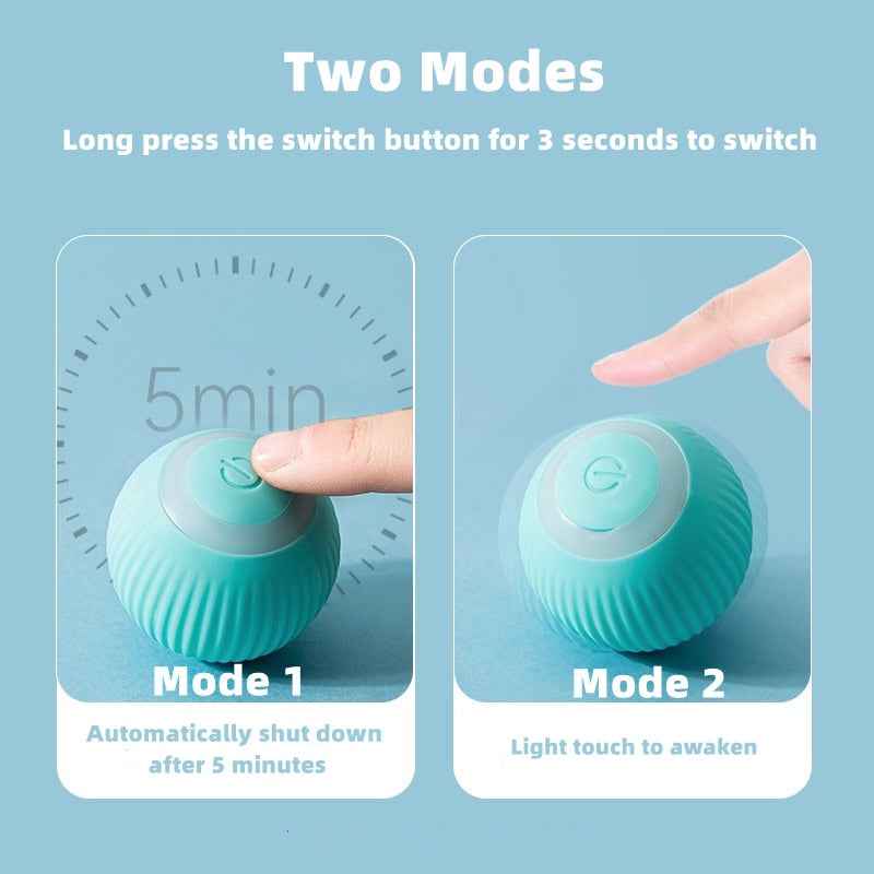 Automatic Rolling Ball Cat Toy