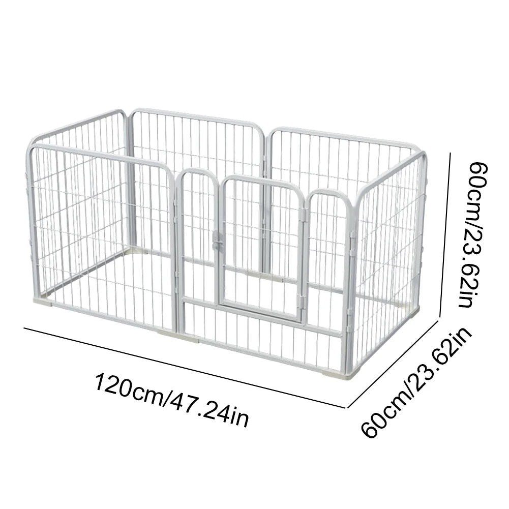 Foldable Dog Playpen – Heavy-Duty Pet Exercise Cage for Dogs, Cats & Rabbits