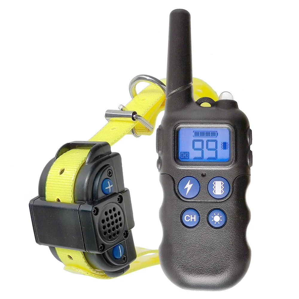 Professional Dog Training Collar with Walkie-Talkie Functionality