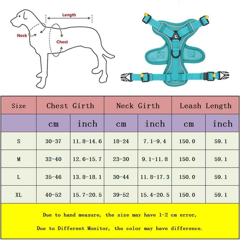 Ultimate Comfort No Pull Dog Harness Set