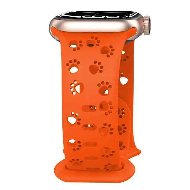 Trendy Apple Watch Dog Paws Band - Stylish Silicone Strap for Animal Lovers
