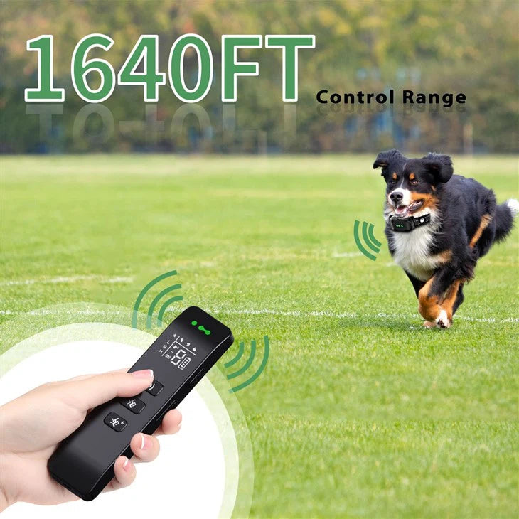 VS8 No-Shock Dog Training Collar (Up to 1640ft / 500m Range)