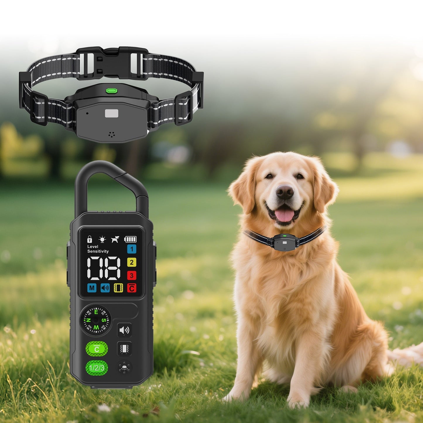 Astko T810 Remote Dog Training Collar 3-in-1 Behaviour Control with Anti-Bark and LED Lights