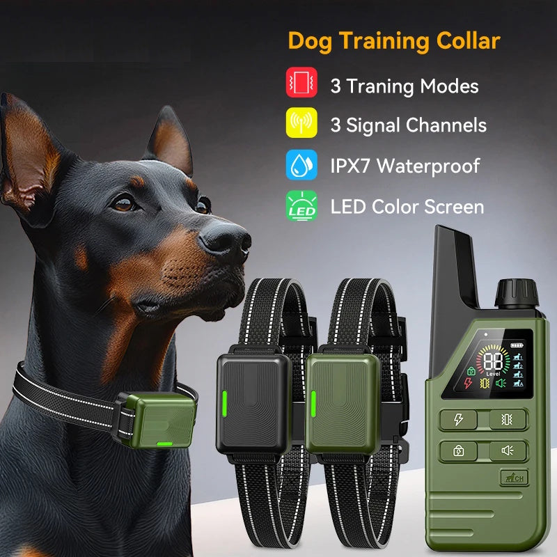 Advanced Electric Dog Training Collar with Remote