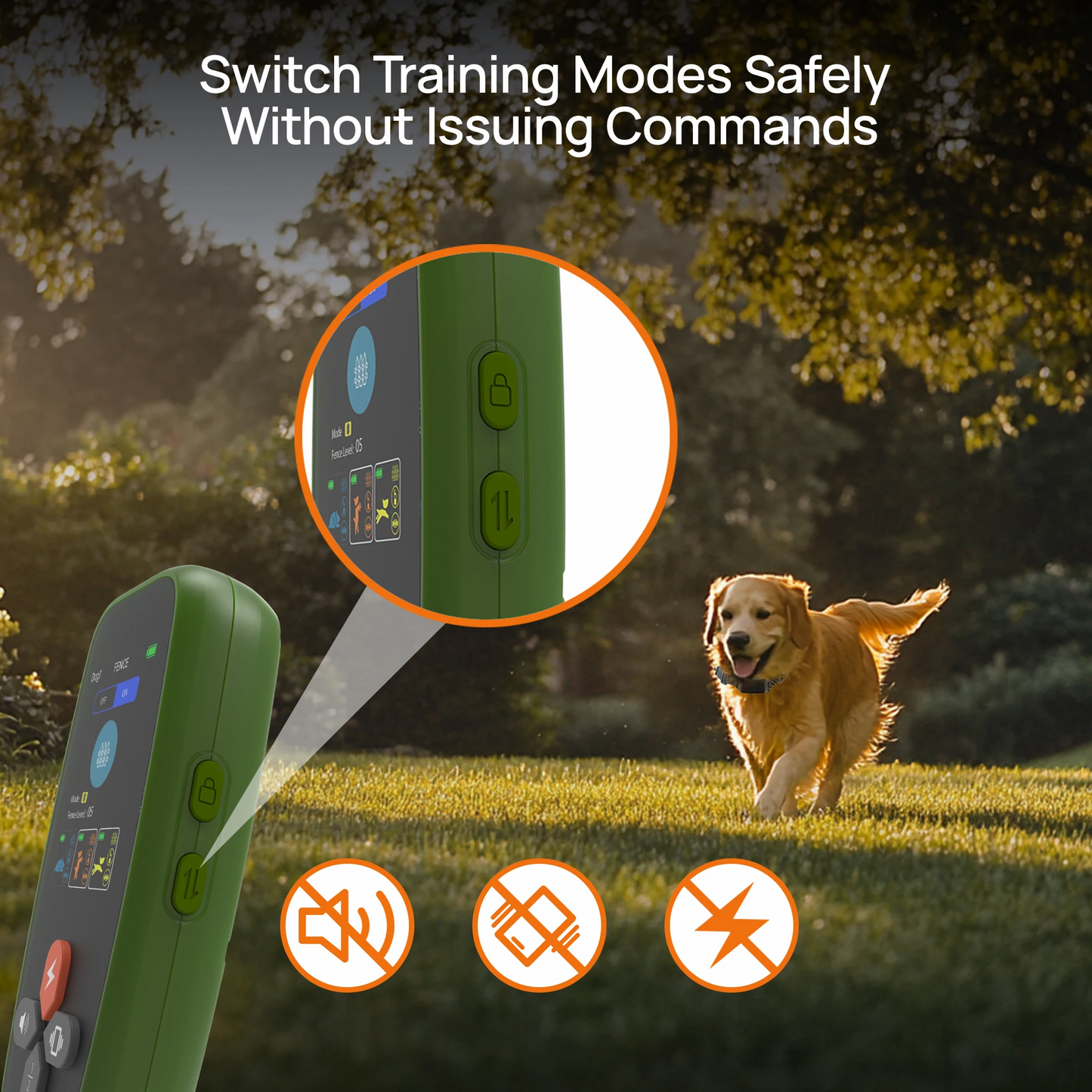 Astko T800 Pro 4-in-1 Dog Training Collar with Portable Wireless Fence System