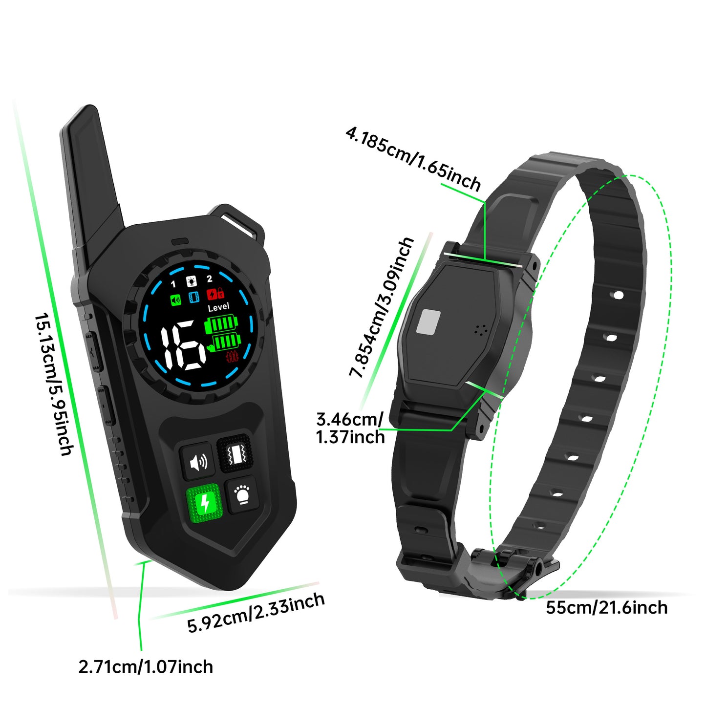 Astko T820-PRO Premium 3‑in‑1 Dog Training collar with wireless dog fence