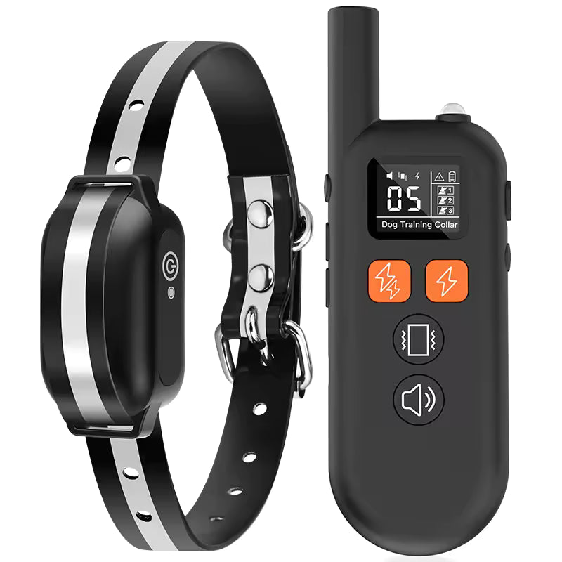 Professional Electric Dog Training Collar with Dual eShock and Night‑Safety Flashing Light (3300FT Range)