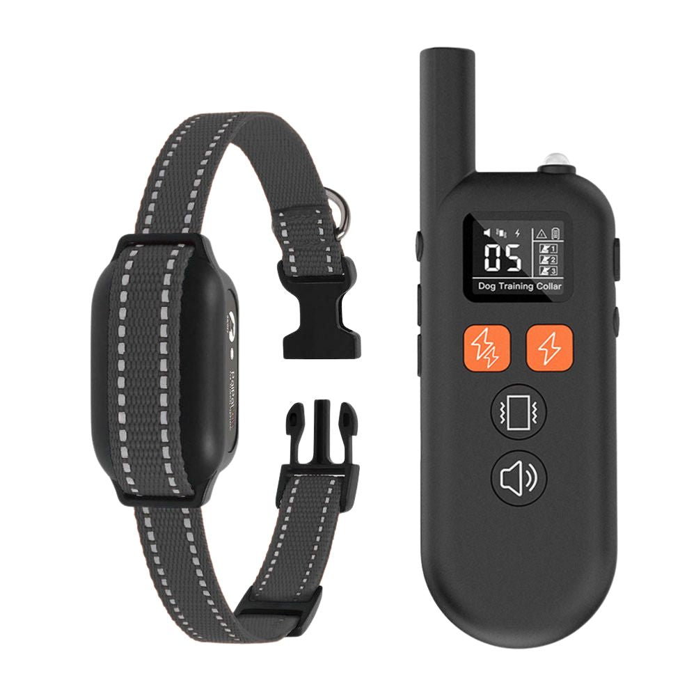 Professional Electric Dog Training Collar with Dual eShock and Night‑Safety Flashing Light (3300FT Range)