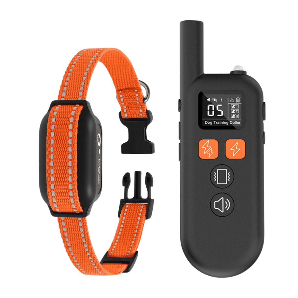 Professional Electric Dog Training Collar with Dual eShock and Night‑Safety Flashing Light (3300FT Range)
