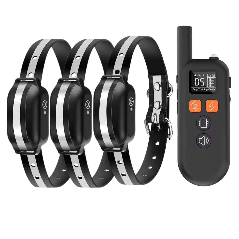Professional Electric Dog Training Collar with Dual eShock and Night‑Safety Flashing Light (3300FT Range)