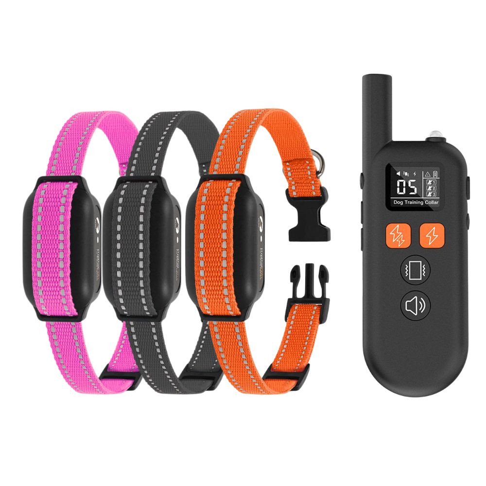 Professional Electric Dog Training Collar with Dual eShock and Night‑Safety Flashing Light (3300FT Range)