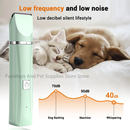 Professional 4-in-1 Electric Pet Grooming Kit