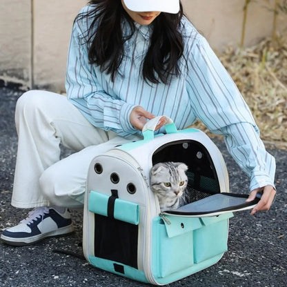 Ventilated and Spacious Cat Carrier Backpack