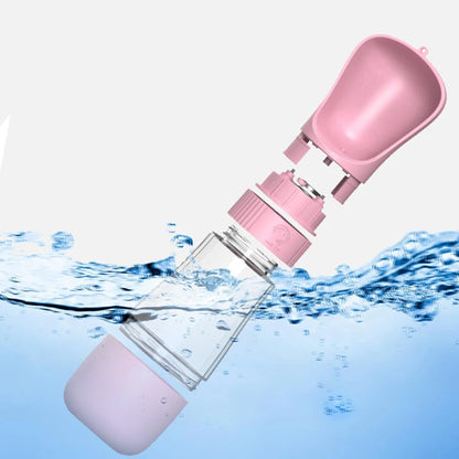 2-in-1 Portable Dog Water Bottle For Small and Large Dogs, Cats 