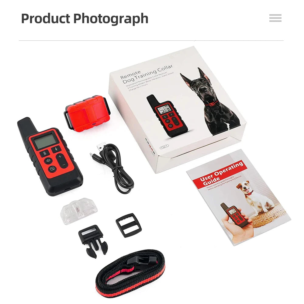 Professional 500m Remote Dog Training System