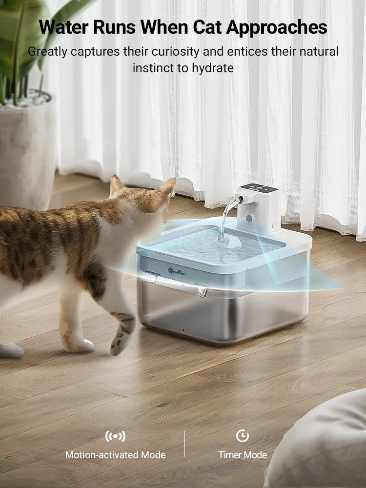 2.5L Wireless Pet Water Fountain