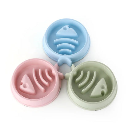 Slow Feeder Dog & Cat Bowl – Anti-Choking, Non-Slip, Healthy Eating Pet Bowl