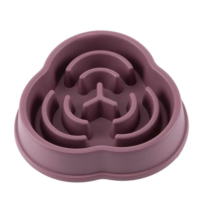 Slow Feeder Dog & Cat Bowl – Anti-Choking, Non-Slip, Healthy Eating Pet Bowl