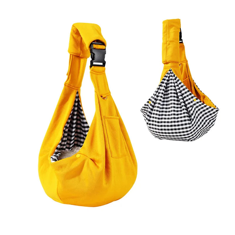 Pet Sling Carrier Bag – Portable Dog & Cat Shoulder Bag for Travel