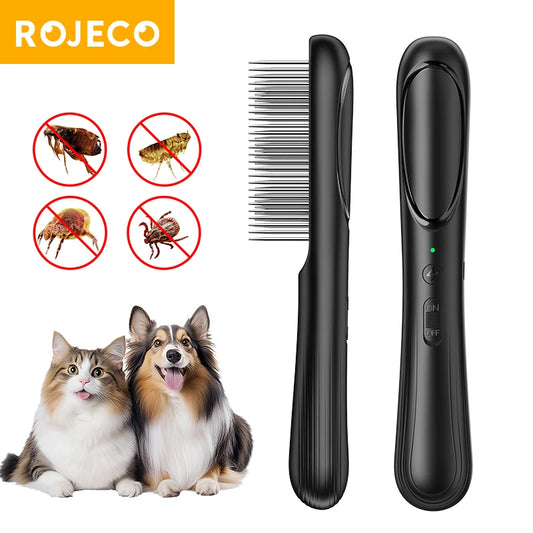Electric Flea Comb – Anti-Lice Grabber Brush for Dogs & Cats