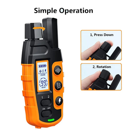 eCollar 3300ft Rechargeable and Waterproof Dog Training Collar with Remote