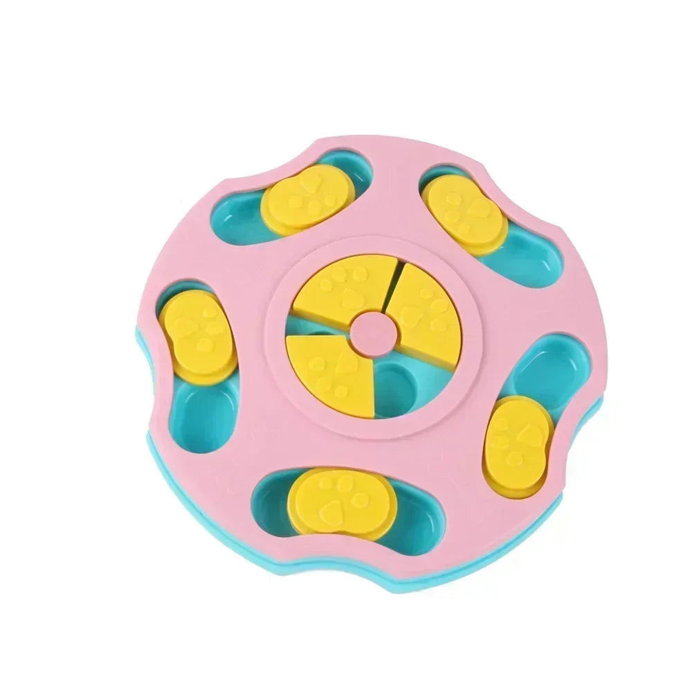 Dog Puzzle Toy & Slow Feeder Bowl – IQ Training Food Dispenser
