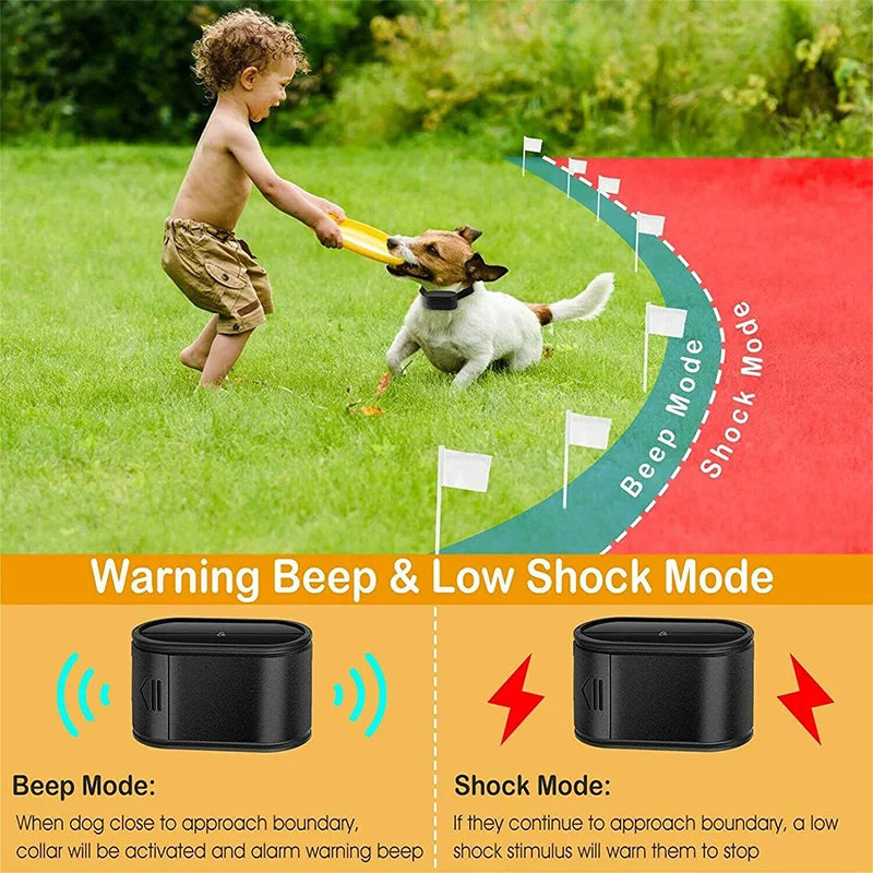 Halo Collar Bluetooth Dog Fence Anti Bark Collars For Dogs 2in1