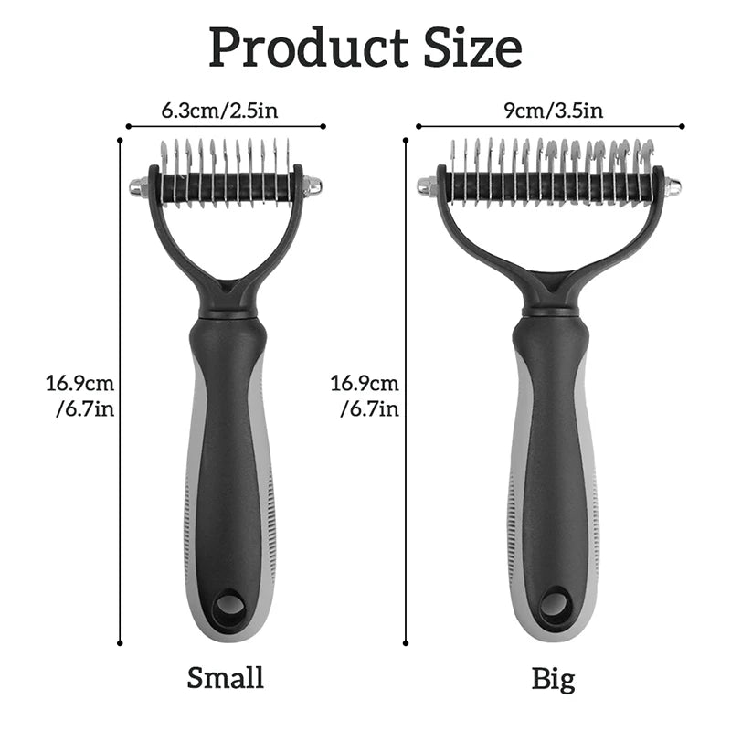 Pet Hair Removal Comb and Grooming Tool