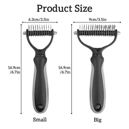 Pet Hair Removal Comb and Grooming Tool