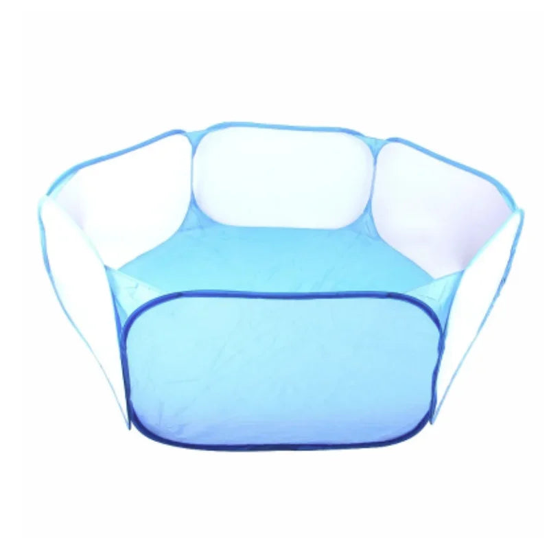 Portable Pet Cage Tent – Foldable Playpen for Small Pets