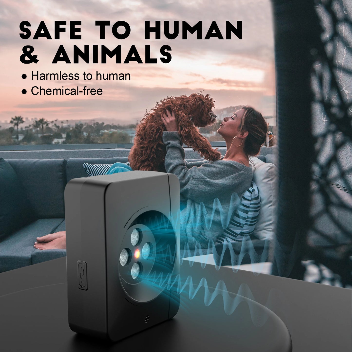 Anti-Barking Device Ultrasonic Dog Barking Control with 3 Modes