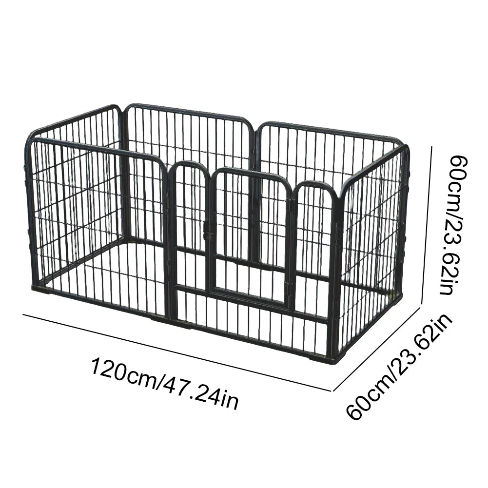 Foldable Dog Playpen – Heavy-Duty Pet Exercise Cage for Dogs, Cats & Rabbits