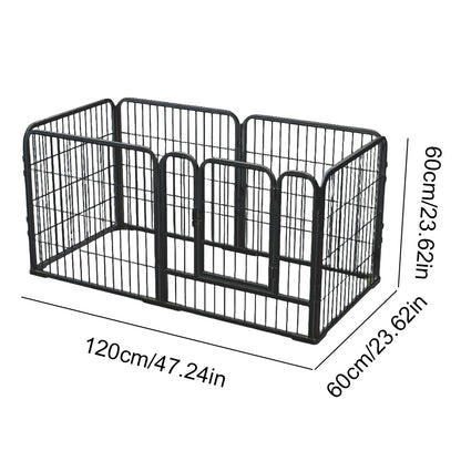 Foldable Dog Playpen – Heavy-Duty Pet Exercise Cage for Dogs, Cats & Rabbits