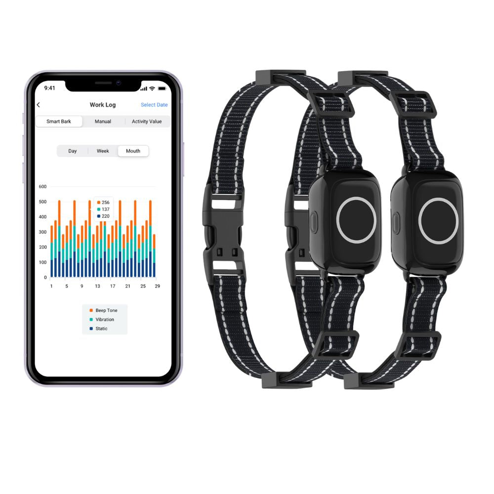ASTKO S900 Smart Anti‑Bark & Training Collar with App Control and Health Tracking