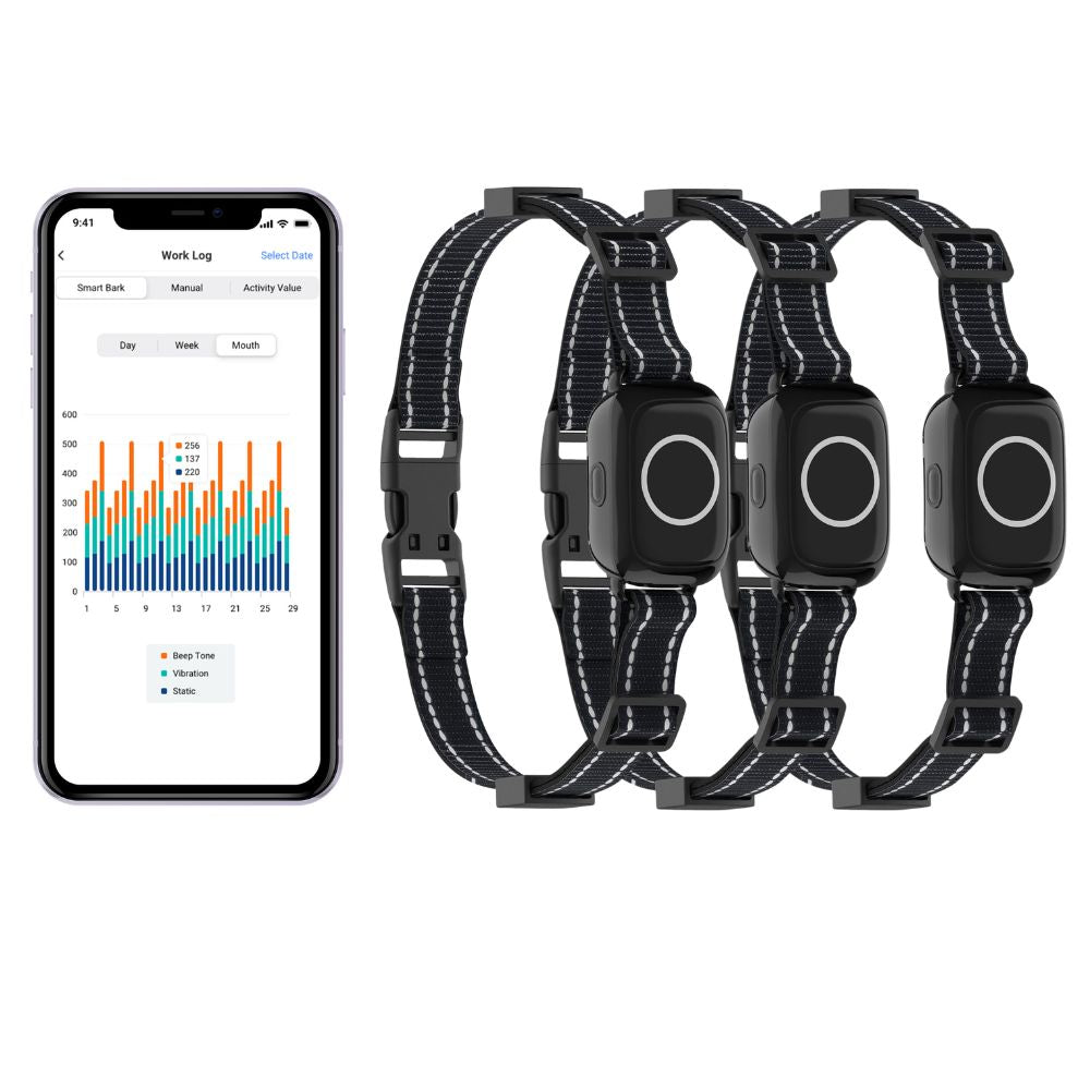 ASTKO S900 Smart Anti‑Bark & Training Collar with App Control and Health Tracking