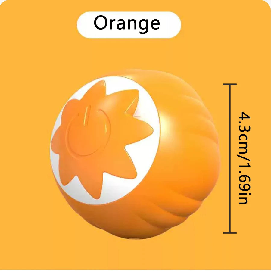 Smart Automatic Cat Toy Ball – USB Rechargeable Interactive Rolling & Bouncing
