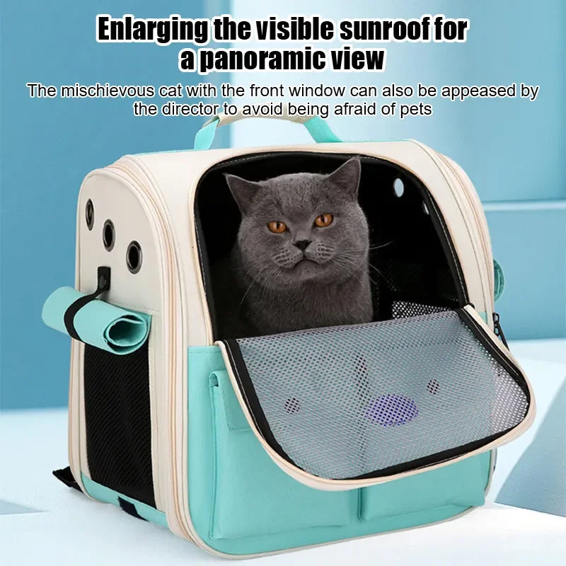 Ventilated and Spacious Cat Carrier Backpack