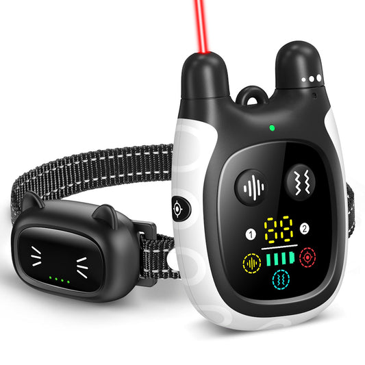 Premium Cat Training Collar with Remote – 3-in-1 Behaviour Corrector Laser Toy