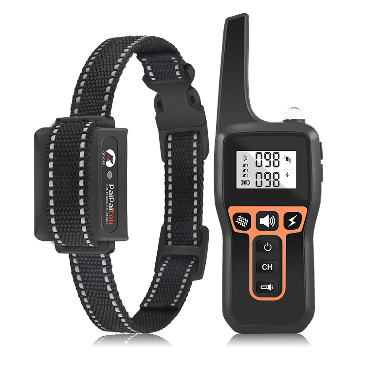 Rechargeable 2-in-1 Dog Shock Collar with Remote Anti-Bark and Training Device
