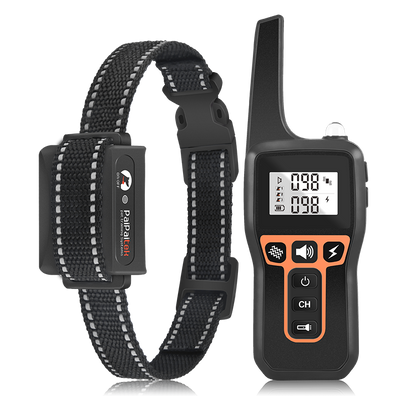 Rechargeable 2-in-1 Dog Shock Collar with Remote Anti-Bark and Training Device