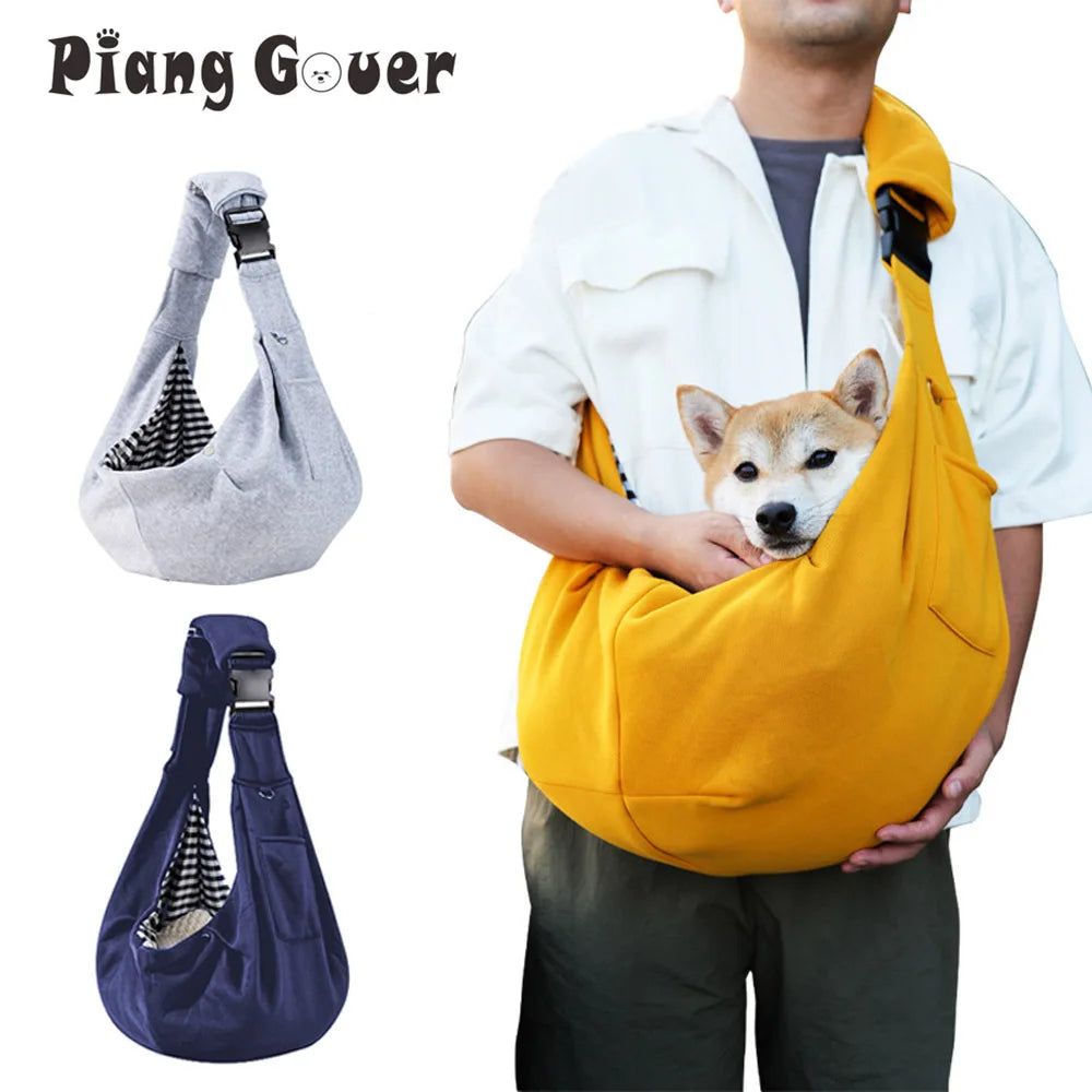 Pet Sling Carrier Bag – Portable Dog & Cat Shoulder Bag for Travel