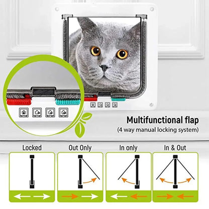4-Way Locking Pet Door