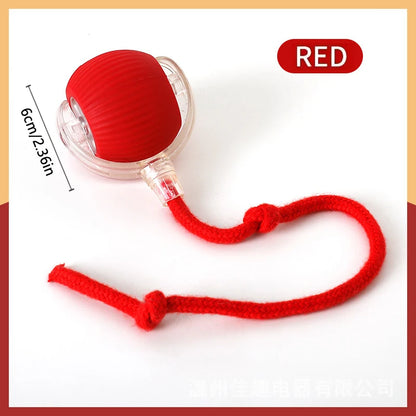 Smart Automatic Cat Toy Ball – USB Rechargeable Interactive Rolling & Bouncing