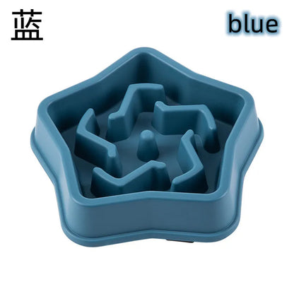 Slow Feeder Dog & Cat Bowl – Anti-Choking, Non-Slip, Healthy Eating Pet Bowl