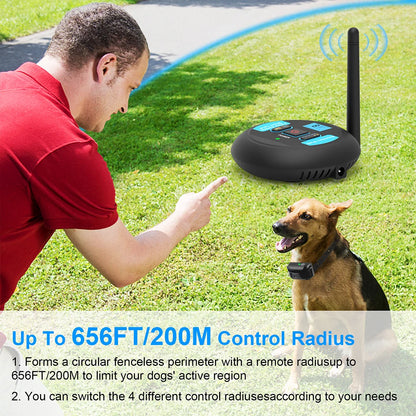 Wireless Invisible Dog Fence with Waterproof Collar