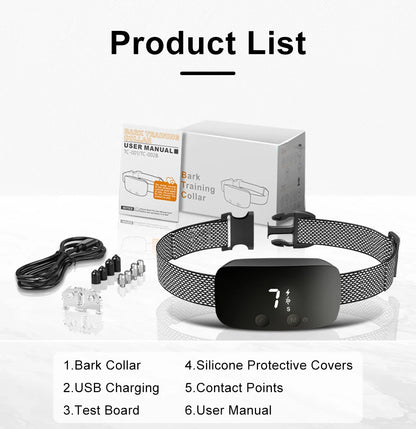 Rechargeable Anti-Barking Dog Collar