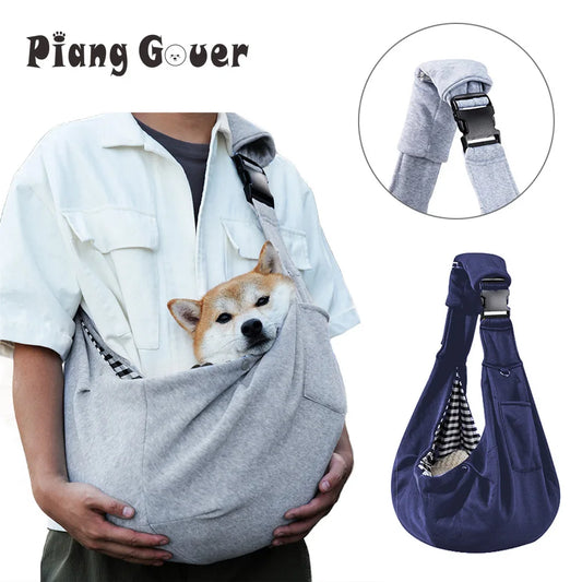 Pet Sling Carrier Bag – Portable Dog & Cat Shoulder Bag for Travel